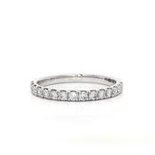 18ct White Gold Natural Diamond Wedding Band 0.30ct - P