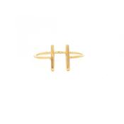 18ct Yellow Gold Bar Style Ring