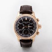 2020 Frederique Constant Flyback Chronograph Watch in 18ct Rose Gold image
