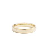 4mm Gents Edged Wedding Band In 9ct Yellow Gold - P