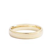 4mm Gents Edged Wedding Band In 9ct Yellow Gold - P