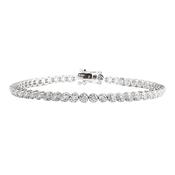 6.00ct FVS Heinz Mayer Natural Diamond Claw Set Bracelet in 18ct White Gold image