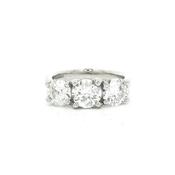 Art Deco Style Three Diamond Ring