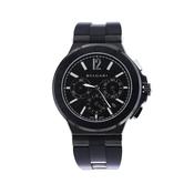 Bvlgari Ceramic Stainless Steel &amp; Rubber Automatic Chronograph Diagono Watch 42mm image