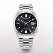 Citizen Gents Tsuoyosa Automatic Watch With Black Dial On A Stainless Steel Bracelet image