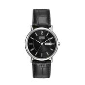 Gents Citizen Eco-Drive Date &amp; Day Dial On A Leather Strap image