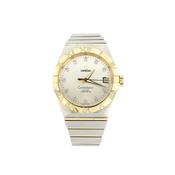 Gents Omega Constellation Rose Gold &amp; Stainless Steel Diamond Dial &amp; Bezel image