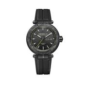 Herbelin Gents Newport Carbon Titanium Black Dial On Rubber Strap image