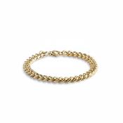 Ladies Graduated Curb Bracelet Weighing 6.7g in 9ct Yellow Gold image