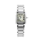 Ladies Pre-Loved 2004 Cartier Tank Francaise Mini Stainless Steel Watch image