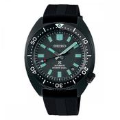 Seiko Gents Prospex Black Series ''Night' Limited Edition Turtle 41mm with Black Silicone Strap image