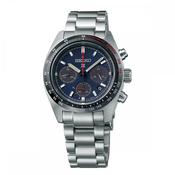 Seiko Gents Prospex Speedtimer Solar Chronograph with Navy Dial on Stainless Steel Bracelet image