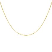 Small Paper Link Style 18 Inch Chain in 9ct Gold