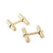 Tiffany Bar Cufflinks Weighing 17.8 Grams in 14ct Yellow Gold image