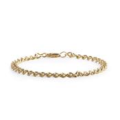 8'' Curb Bracelet Weighting 8.5g in 9ct Yellow Gold image