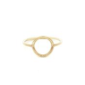 9ct Yellow Gold Circle Dress Ring image