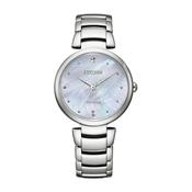 Ladies Citizen Eco-Drive L Collection Mother Of Pearl Dial on Stainless Steel Bracelet image