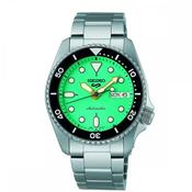 Seiko Gents 5 Sports Automatic Teal DayDate on Stainless Steel Bracelet image