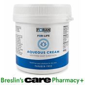 2 FOR 1! Foran Aqueous Cream 500G