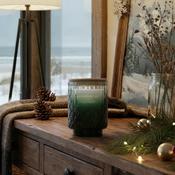 Coastal Snowfall Chesapeake Bay Medium Candle image