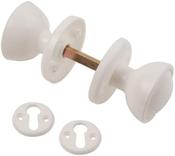 Door Knobs - white plastic image