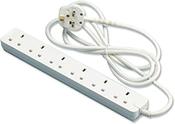 Extension Lead – 6way 2metre image