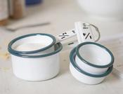 Measuring Cups - white &amp;amp; green image