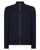 Remus Flannel Bomber Jacket - Navy - XL image