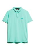 Vintage Slim Fit Polo Shirt - Light Blue - L image