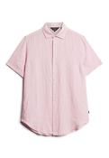 Studios Casual Linen Short Sleeve Shirt - Purple - L image