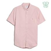 Brewer Short Sleeve Oxford Shirt - Pink - M image