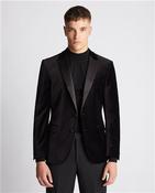 Velvet Jacket - Black - 42R image