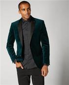 Velvet Jacket - Green - 40R image