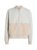 Bonded Fleece Bomber Jacket - Beige - M image