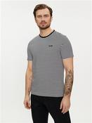 Cotton Stripe T-Shirt - Black - S image