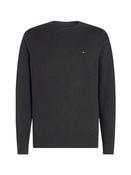 Crew Neck Jumper with Cashmere - Grey - L image