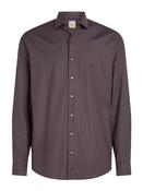 Twill Multi Check Shirt - Wine - S image