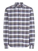 Regular Fit Oxford Check Shirt - White - L image