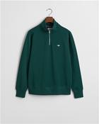Shield Half Zip Sweatshirt Green - M image