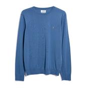 Mullen Merino Crew Neck Sweater - Blue - XL image