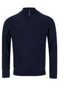 Diego 1/4 Zip Jumper - Navy - 2XL image