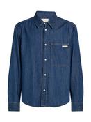 Regular Denim Shirt - Blue - S image