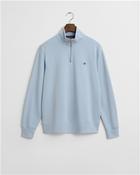 Regular Shield Half Zip Sweatshirt - Lt Blue - S