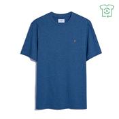 Danny Organic Cotton Regular Fit T-shirt - Blue Marl - XS