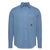 Reg Washed Twill Shirt - Blue - S image