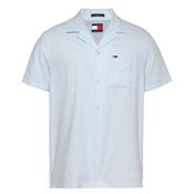Regular Fit Linen Blend Shirt - Blue - M image