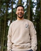 Journey Crew Neck Sweatshirt - Desert Sand - S image