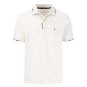 Modern Fit Premium Cotton Polo Shirt - White - L image