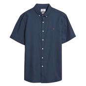 Brewer Short Sleeve Oxford Shirt - Navy - M image