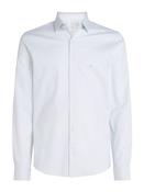 Twill Business Print Shirt - White - 44 image
